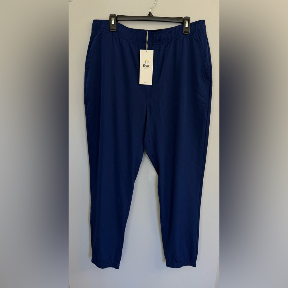 feat Navy Track Joggers for Women